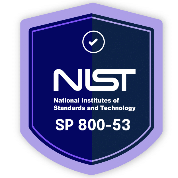 Badge: National Institutes of Standards and Technology (NIST) SP 800-53